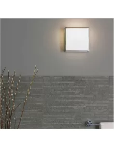 Astro Decke Decke Wand Mashiko 0890 1x60w E27 Chrom Licht satiniertes Glas 2